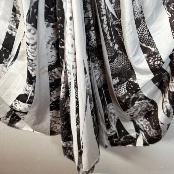 Style & Co. Black and White Midi Dress Women’s Medium - Picture 7 of 13